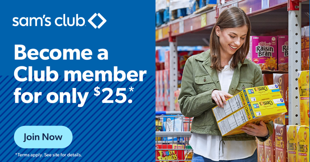 Sam's Club Membership $25