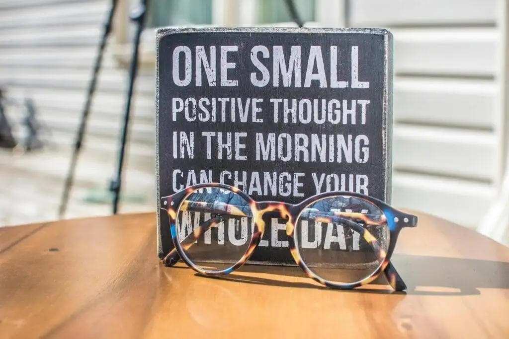 One small positive thought in morning can change your whole day - start small and grown your rainy day fund now.