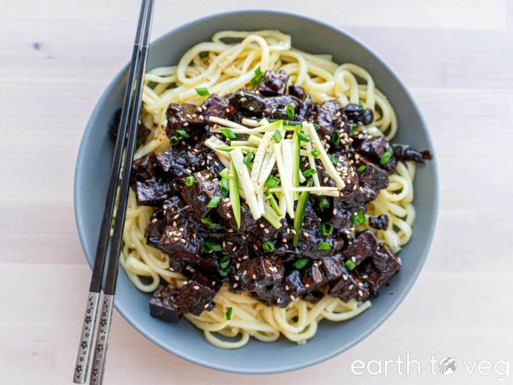 Budget-Friendly Romantic Dinner: 
Vegan Jajangmyeon